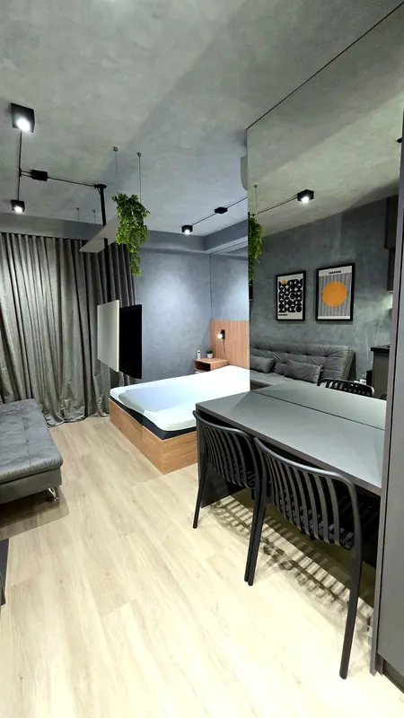 Estúdio de Airbnb com móveis planejados sob medida em MDF — Sto Amaro, Oficina 306, São Paulo