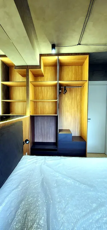 Estúdio de Airbnb com móveis planejados sob medida em MDF — Vl. Nova Conceição, Oficina 306, São Paulo