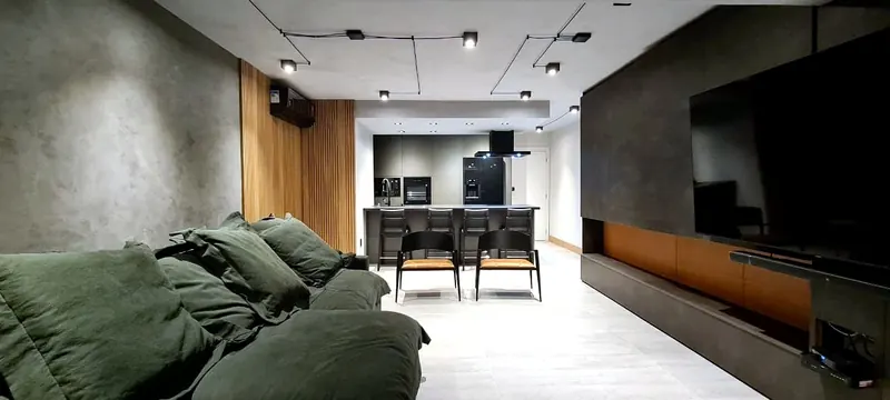 Apartamento com móveis planejados sob medida em MDF — Cerro Corá, Oficina 306, São Paulo