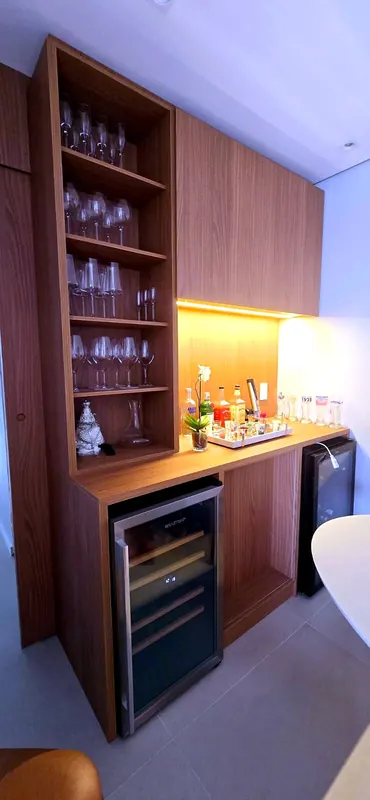 Apartamento com móveis planejados sob medida em MDF — Mooca, Oficina 306, São Paulo