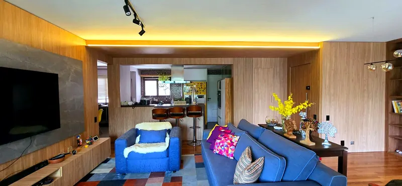 Apartamento com móveis planejados sob medida em MDF — Morumbi 3, Oficina 306, São Paulo
